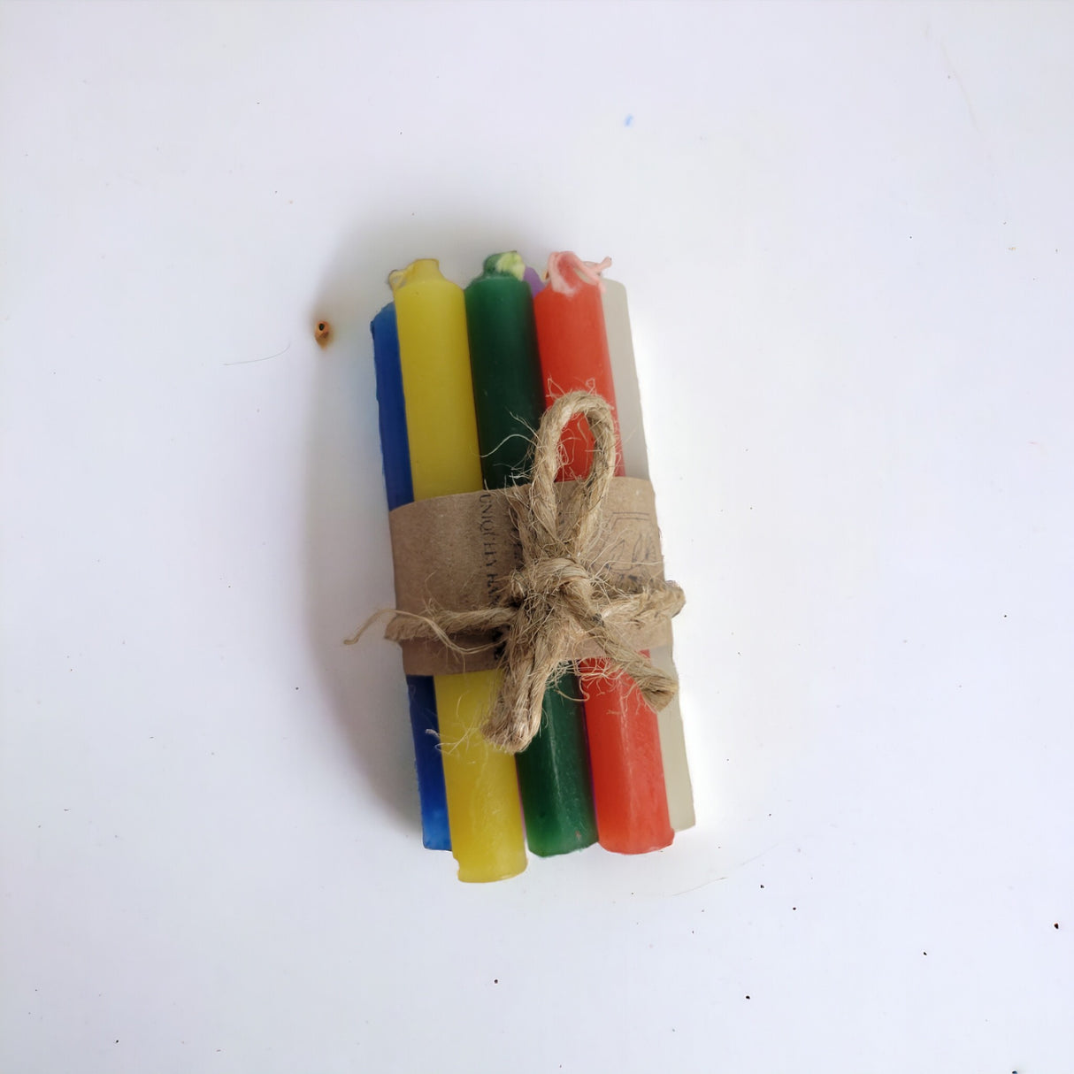 Set of 10 Mini Color Chime Candles - Assorted Vibrant Shades, Set of 10 color mini Candles Spell Candles Blessings Candle Gift Candles