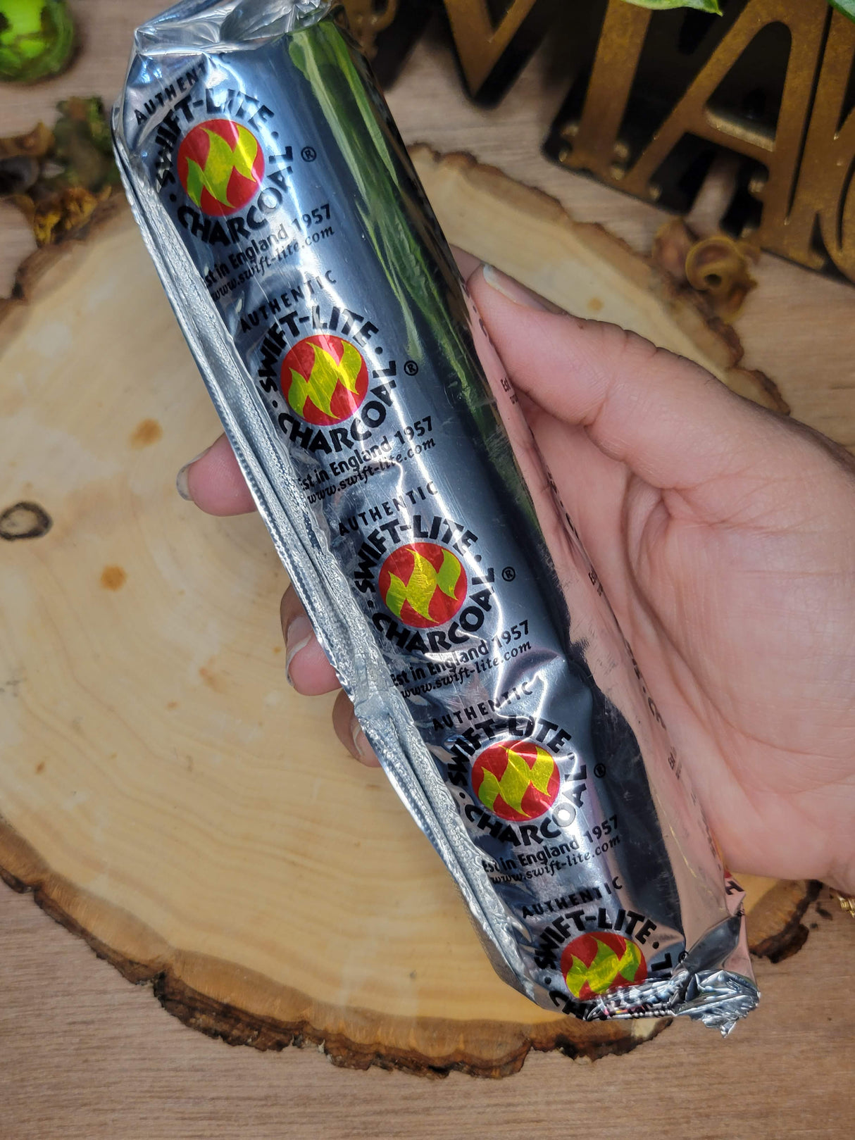 Swift Lite Charcoal 40 mm , Pack of Charcoal discs