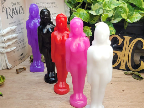 Female Form Spell Candle: Ritual Lady Figurine, Decorative Candle