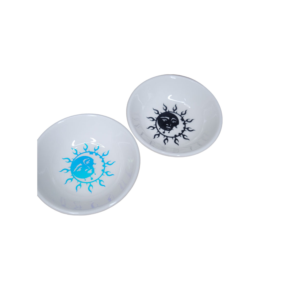 Moon & Sun Handmade trinket dish, small dish, candle holder, Moon and Sun Jewelry holder, Crystals Holders