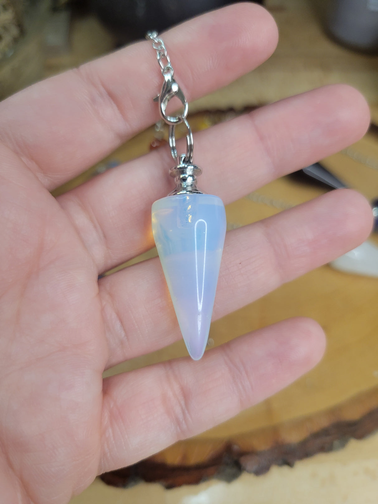 Seven Chakra Crystal Pendulum: Dowsing Divination Tool