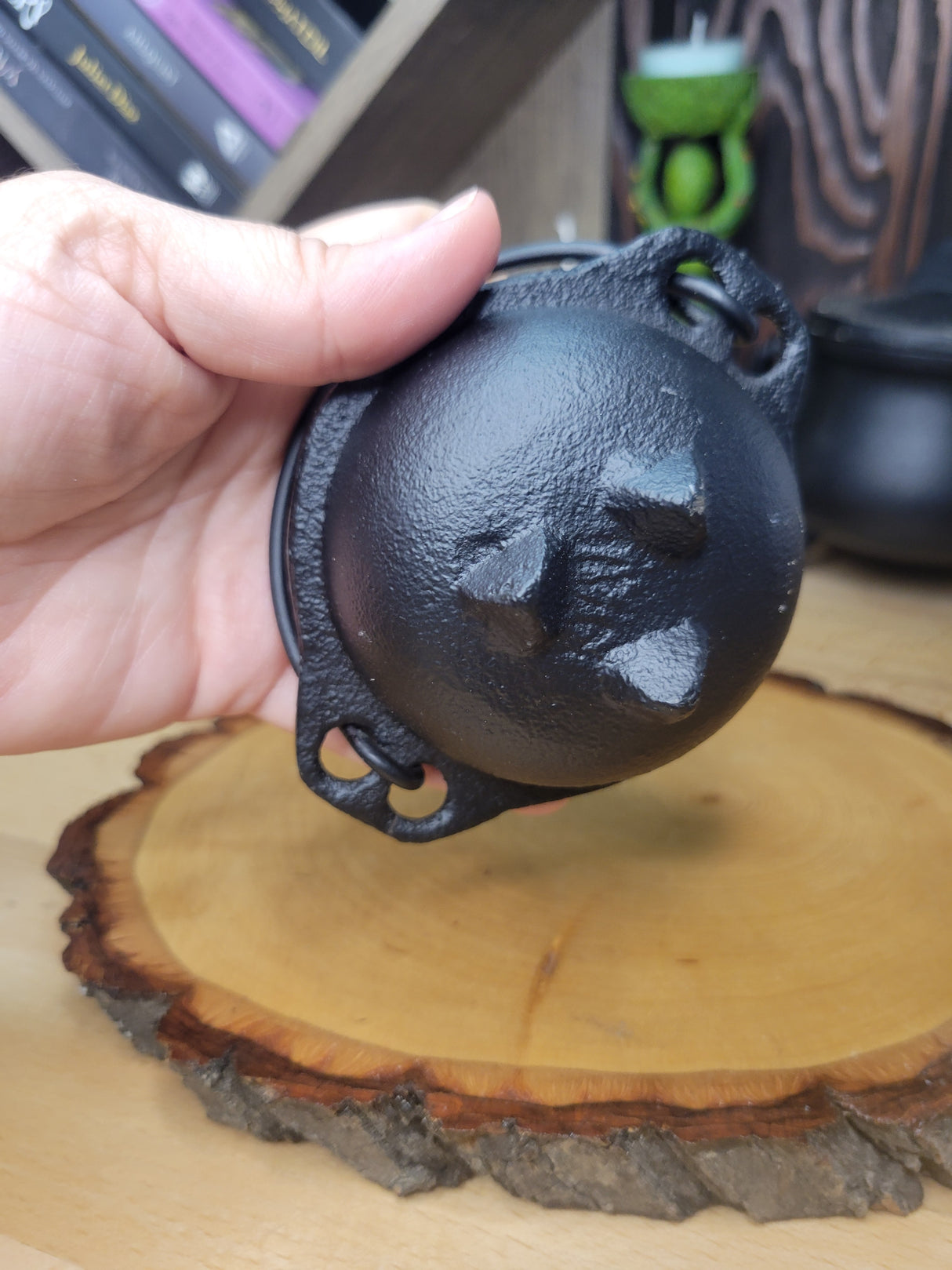 Small Witch Cauldron Cast Iron