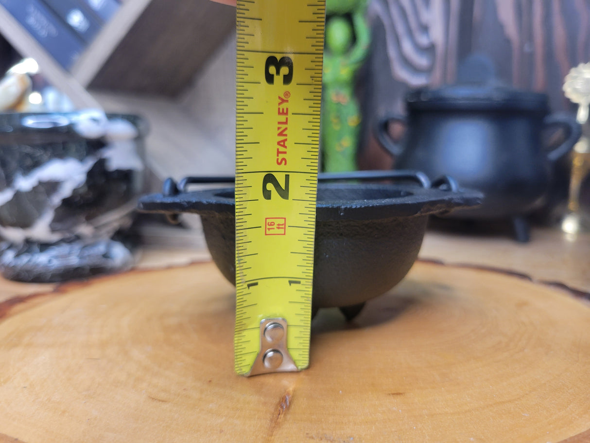 Small Witch Cauldron Cast Iron