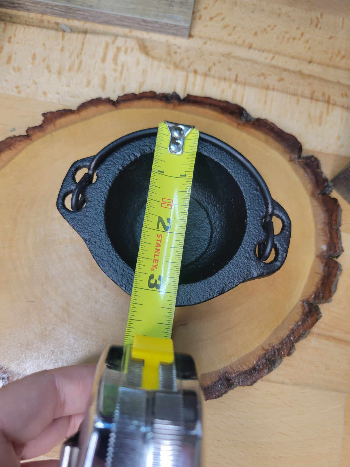 Small Witch Cauldron Cast Iron