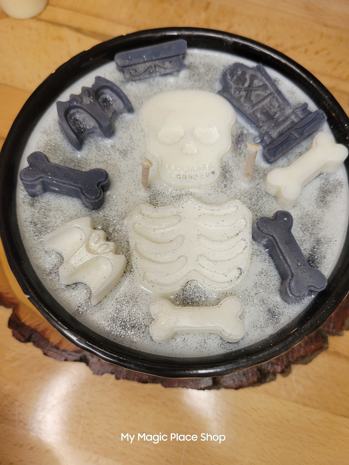 Spider Web Witchy Big Bowl Candle Soy Handmade Candle