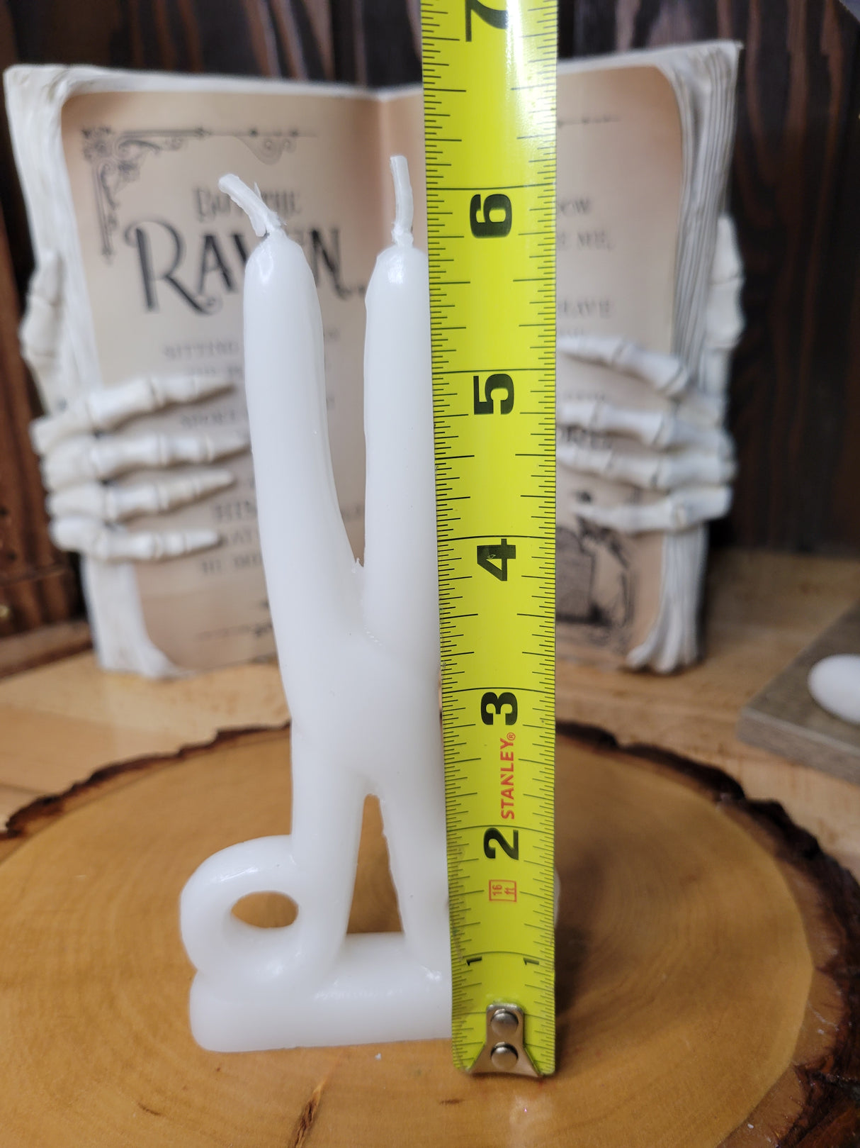 White Scissors shape candle- Cord cutting Candle