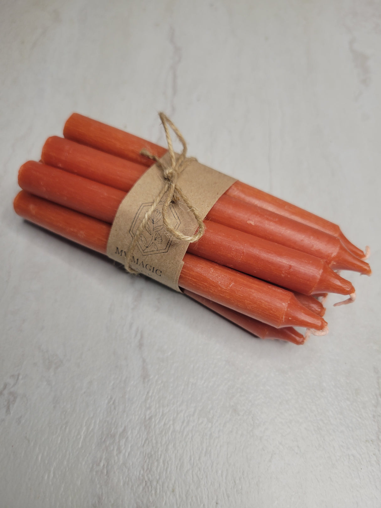 Chime Candles Set: 5" Unscented Spell Candles for Rituals - 10 Pack