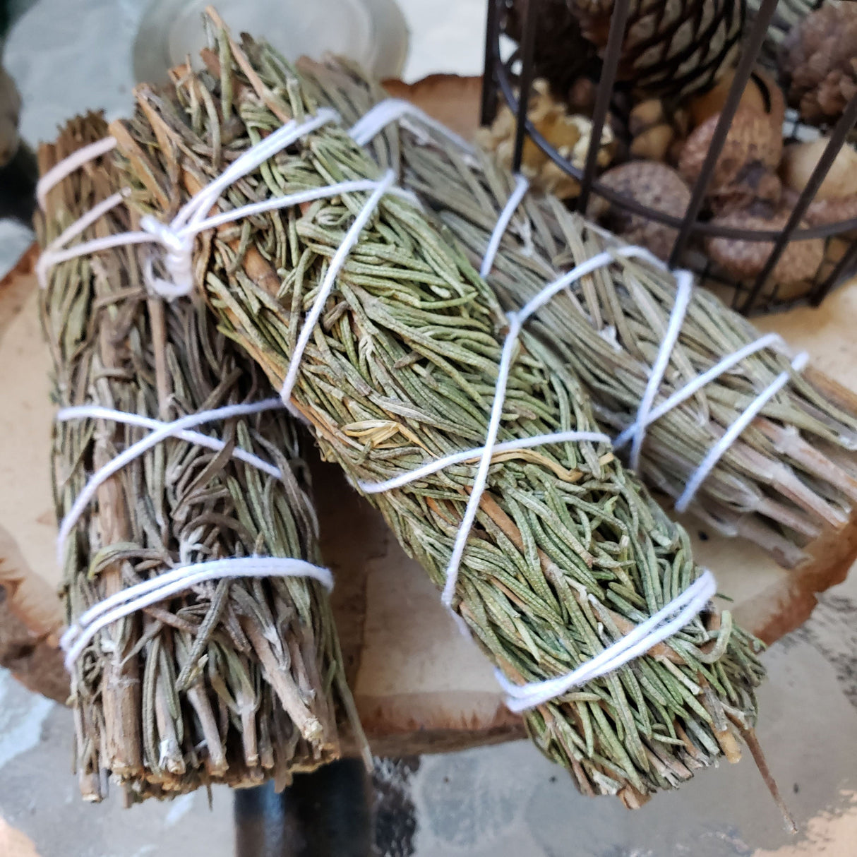 California Rosemary Smudge Sticks 4" inch Cleanse House Cleanse