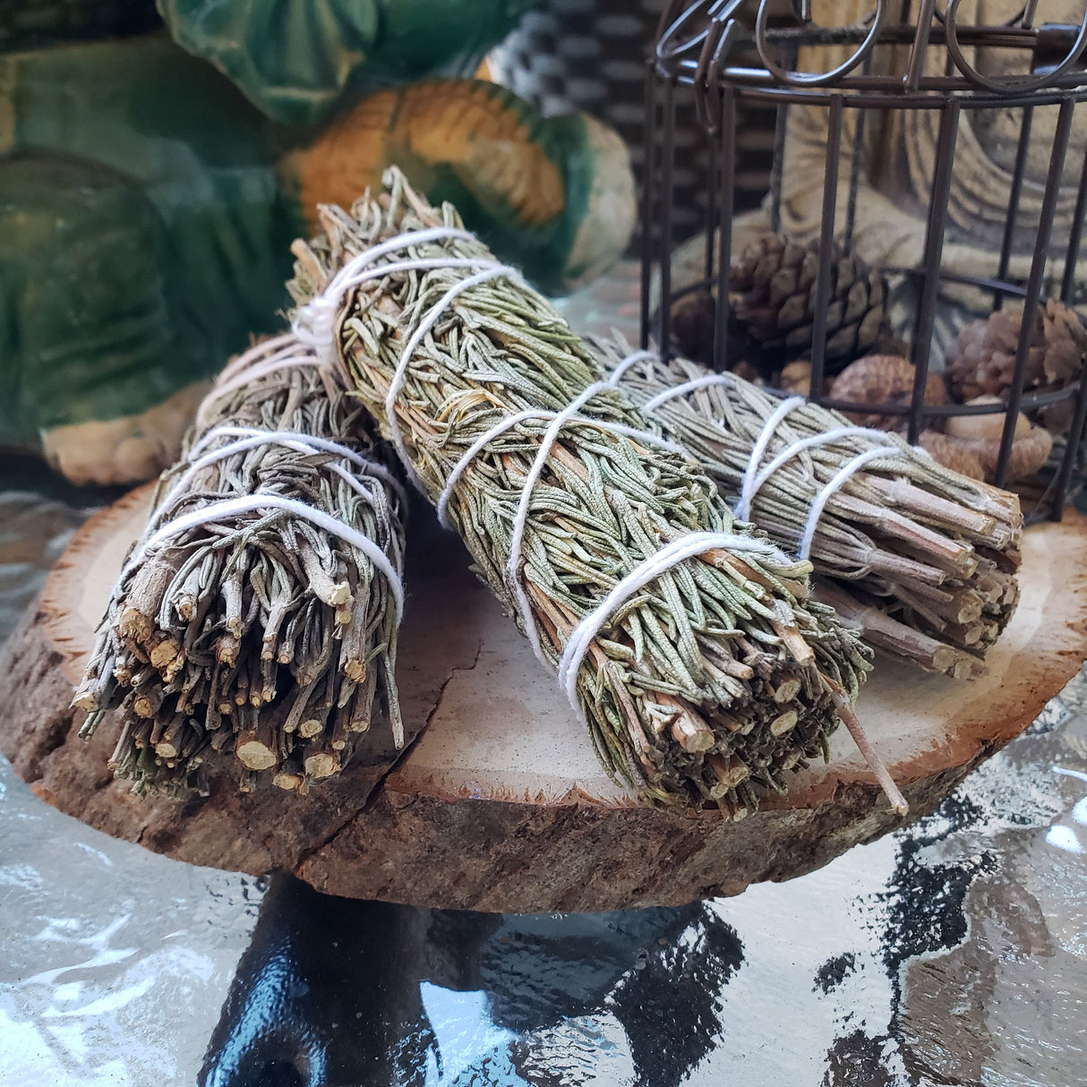 California Rosemary Smudge Sticks 4" inch Cleanse House Cleanse