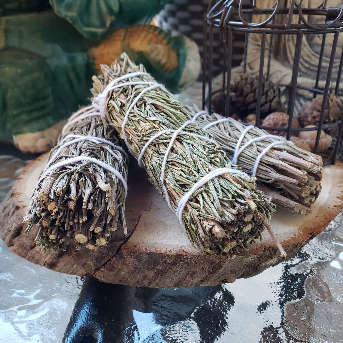 California Rosemary Smudge Sticks 4" inch Cleanse House Cleanse