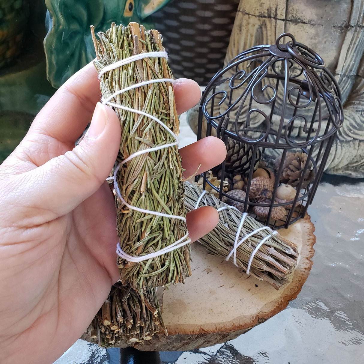 California Rosemary Smudge Sticks 4" inch Cleanse House Cleanse