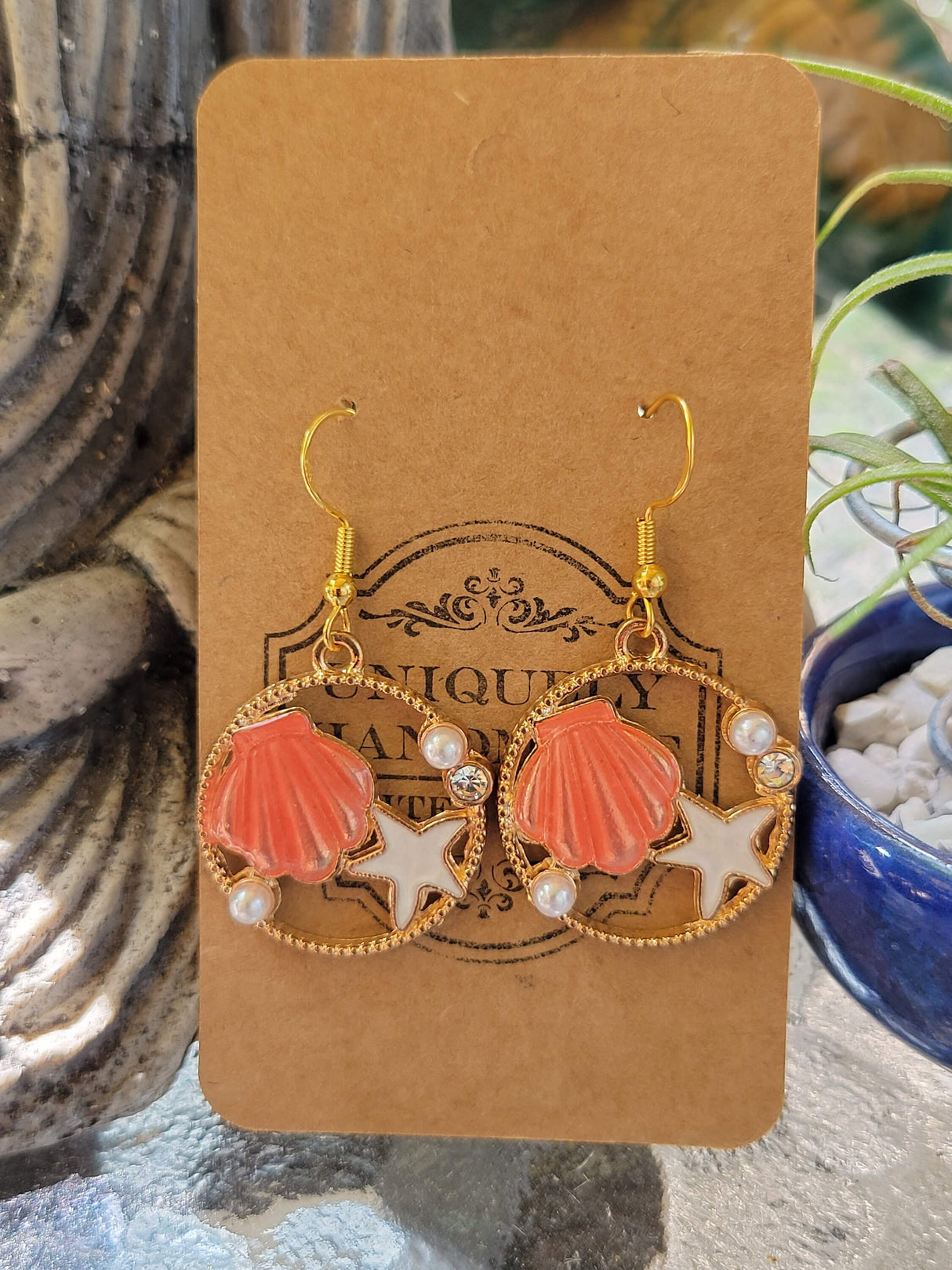 Sea Theme , Sea Witch Earring ,Bohemian Style Dangle Earrings
