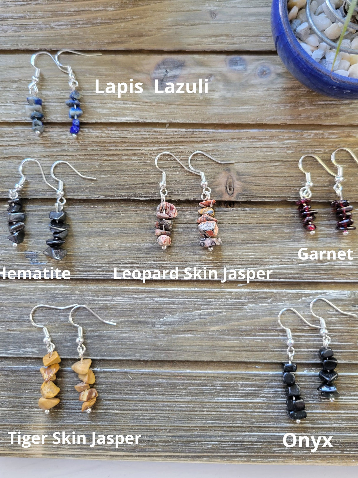 Bohemian Crystal Drop Earrings: Stacked Gemstone Dangle Jewelry