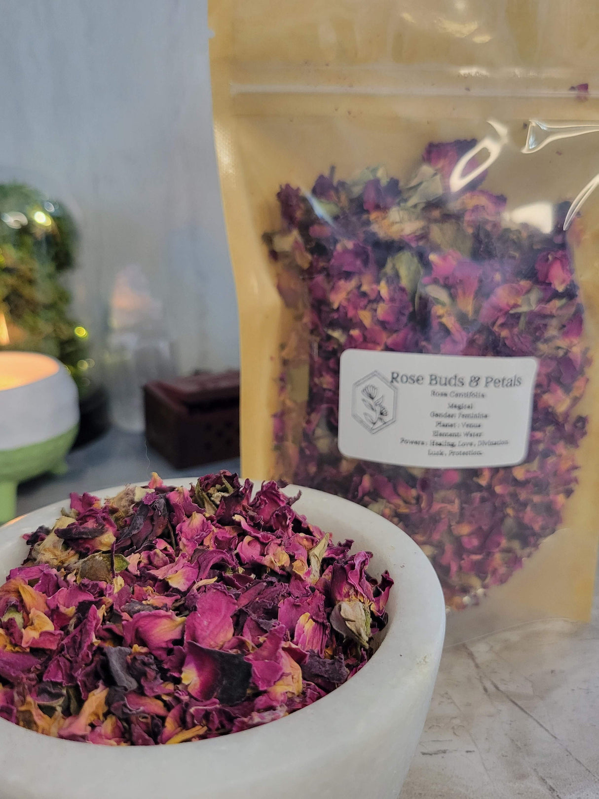 Rose Buds & Petals 1oz, dried flowers, decoration flower, magical flowers