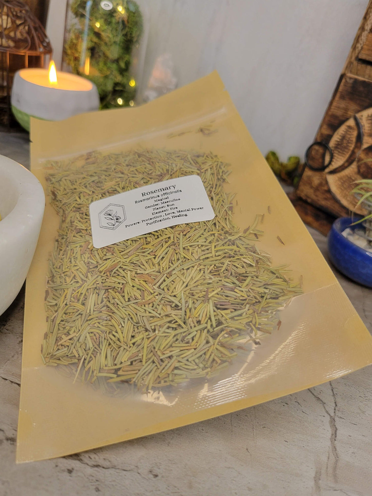 Rosemary, whole, 1oz magical herbs, decoration herbs
