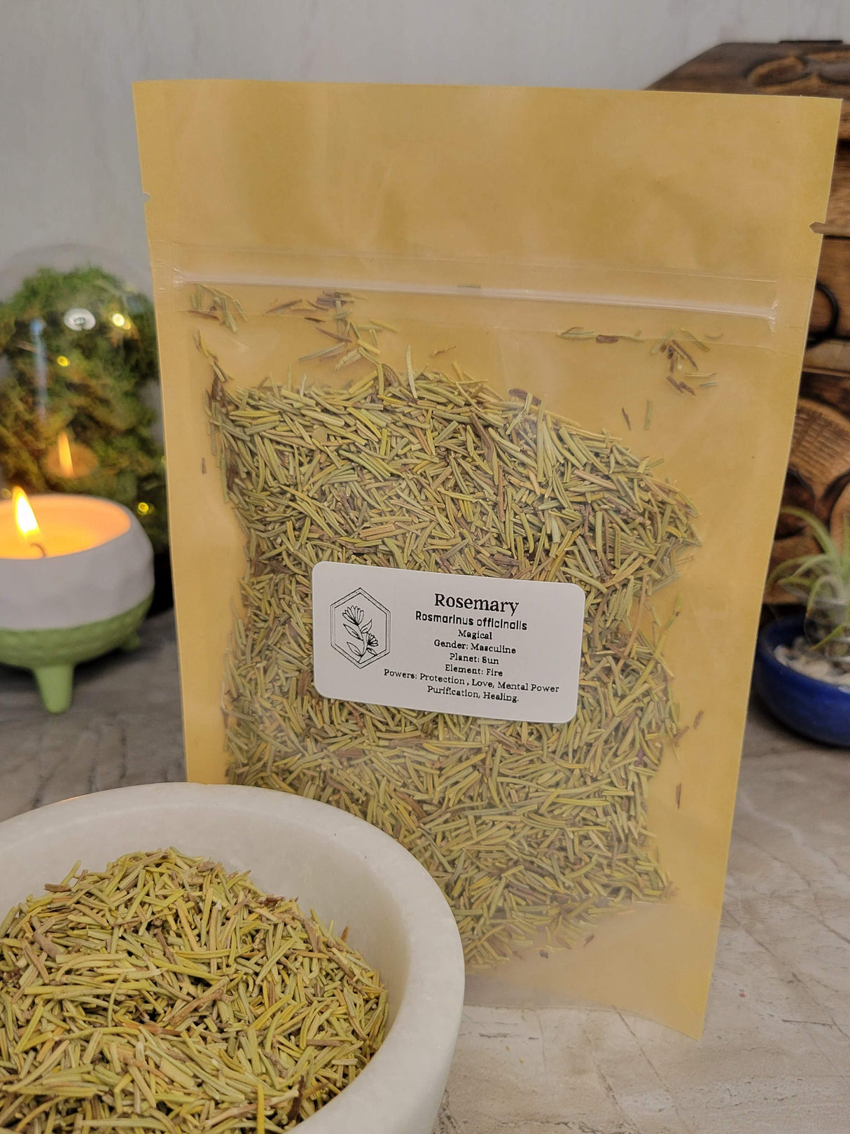 Rosemary, whole, 1oz magical herbs, decoration herbs