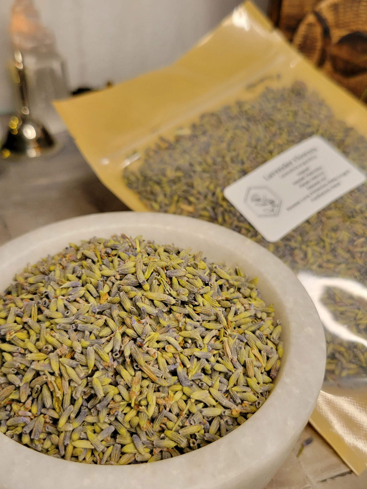 Dried Lavender Flowers 1oz: Magical Herbs for Protection, Love, Purification
