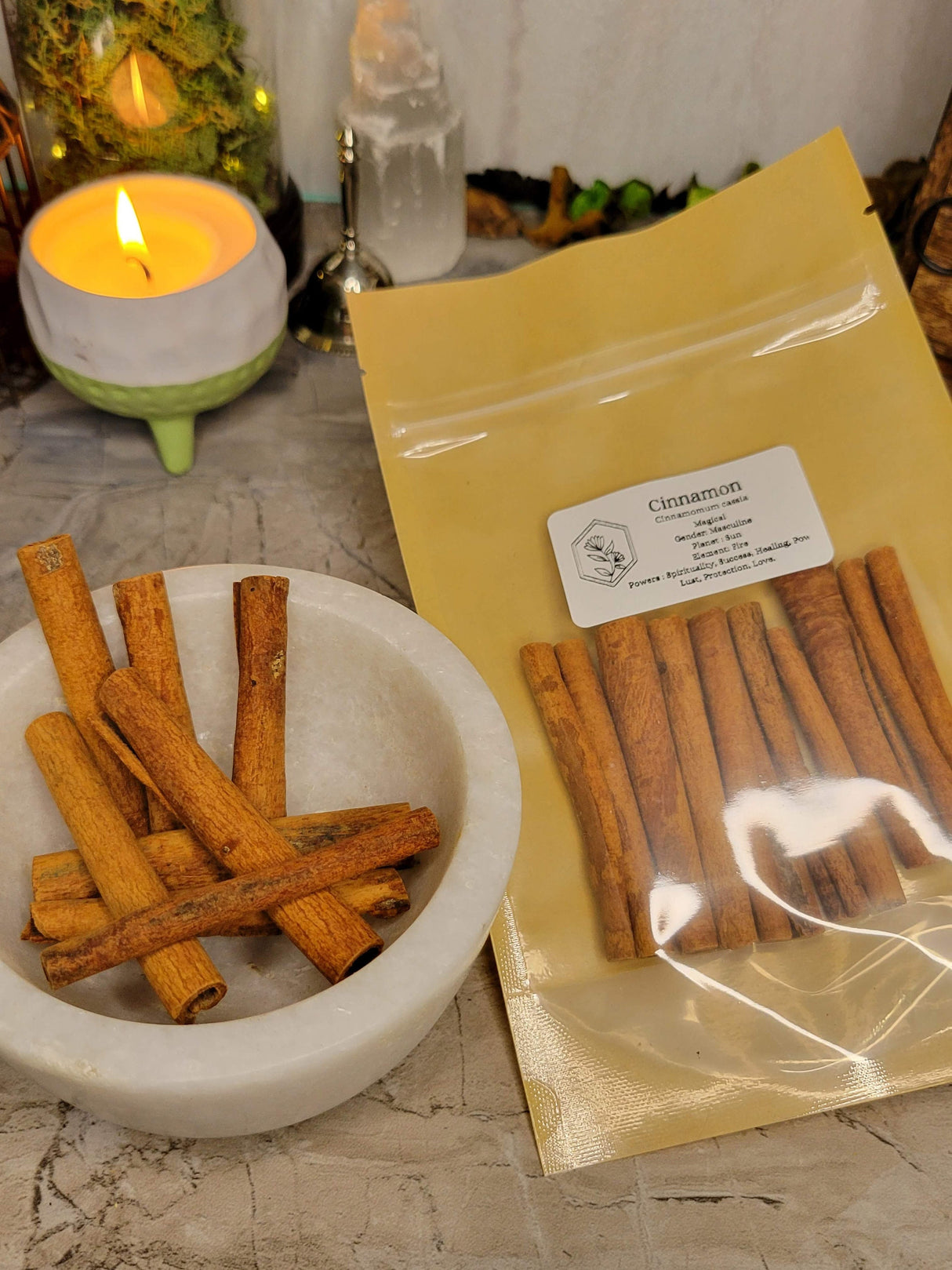 Cinnamon sticks, 2 3/4" 1oz, magical herbs, decoration herbs