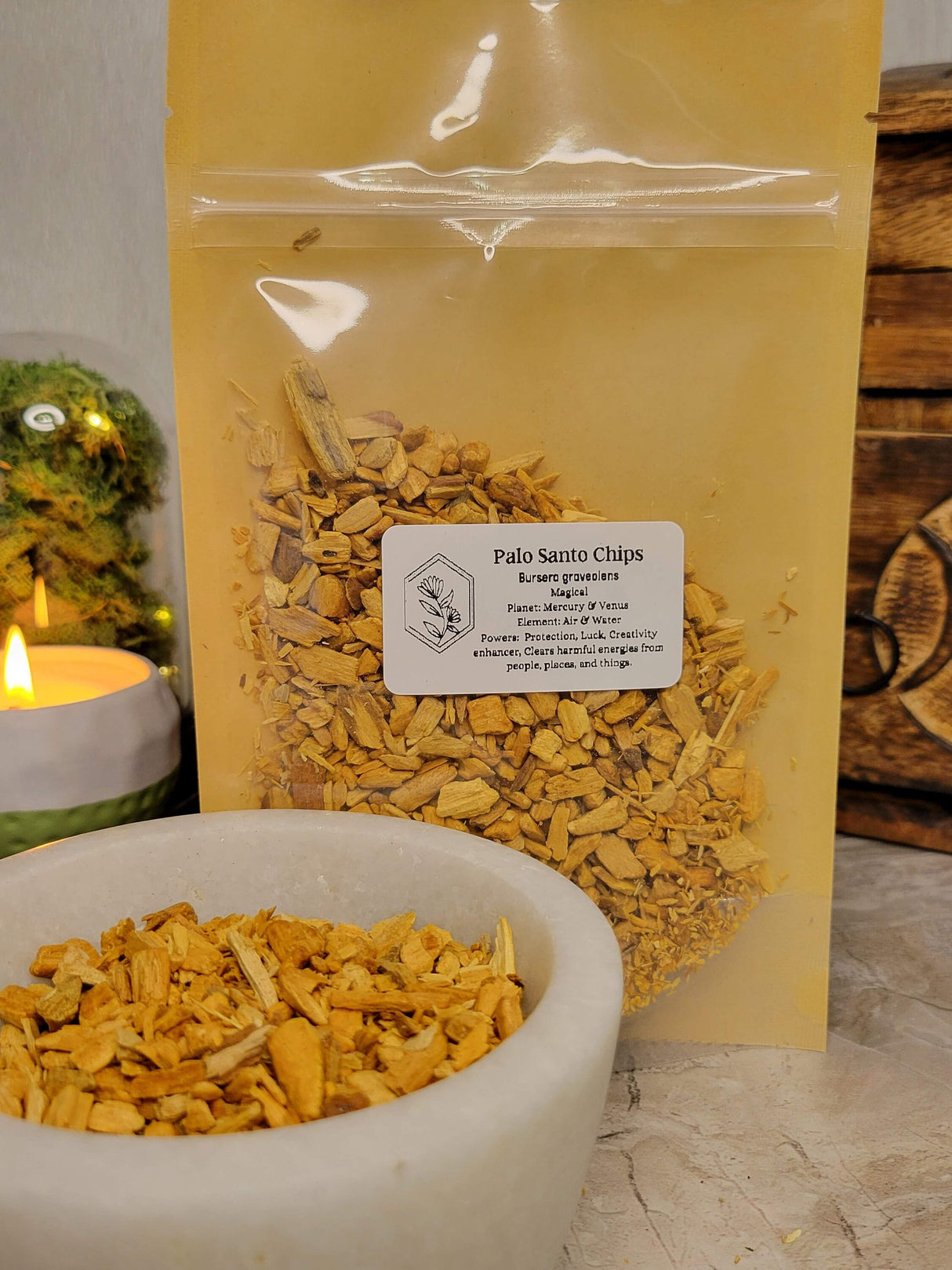 Palo santo chips 1oz