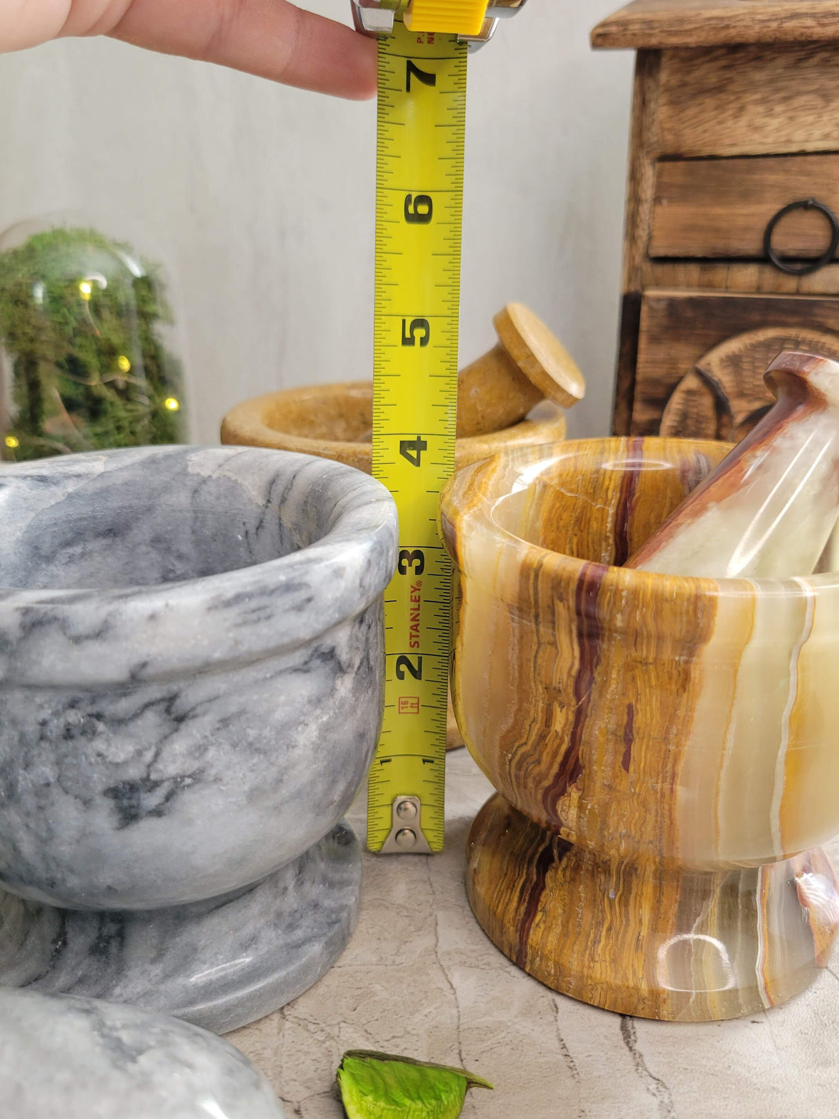 Mortar and pestle set, apothecary set