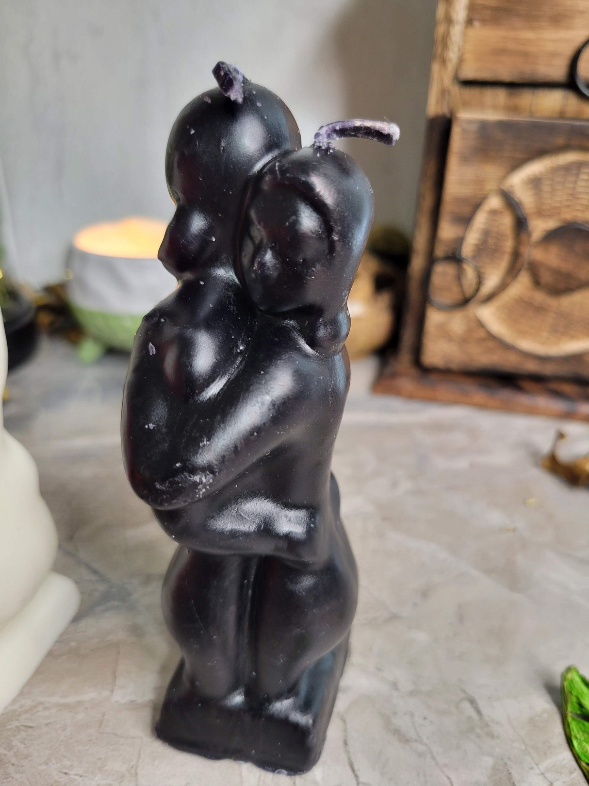 Erotic Couple Candles/ Ritual Candles / Love Candle Handmade