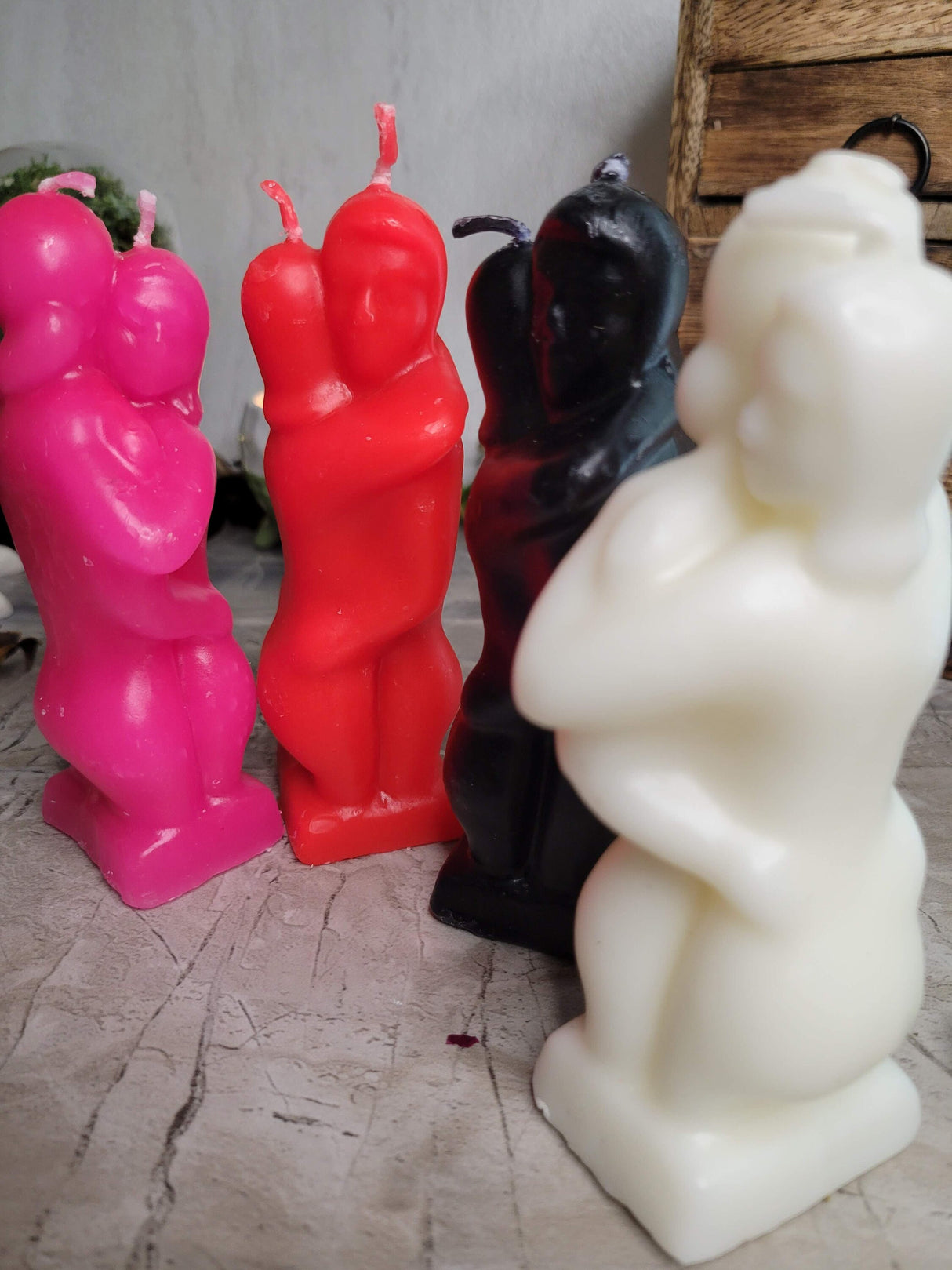 Erotic Couple Candles/ Ritual Candles / Love Candle Handmade