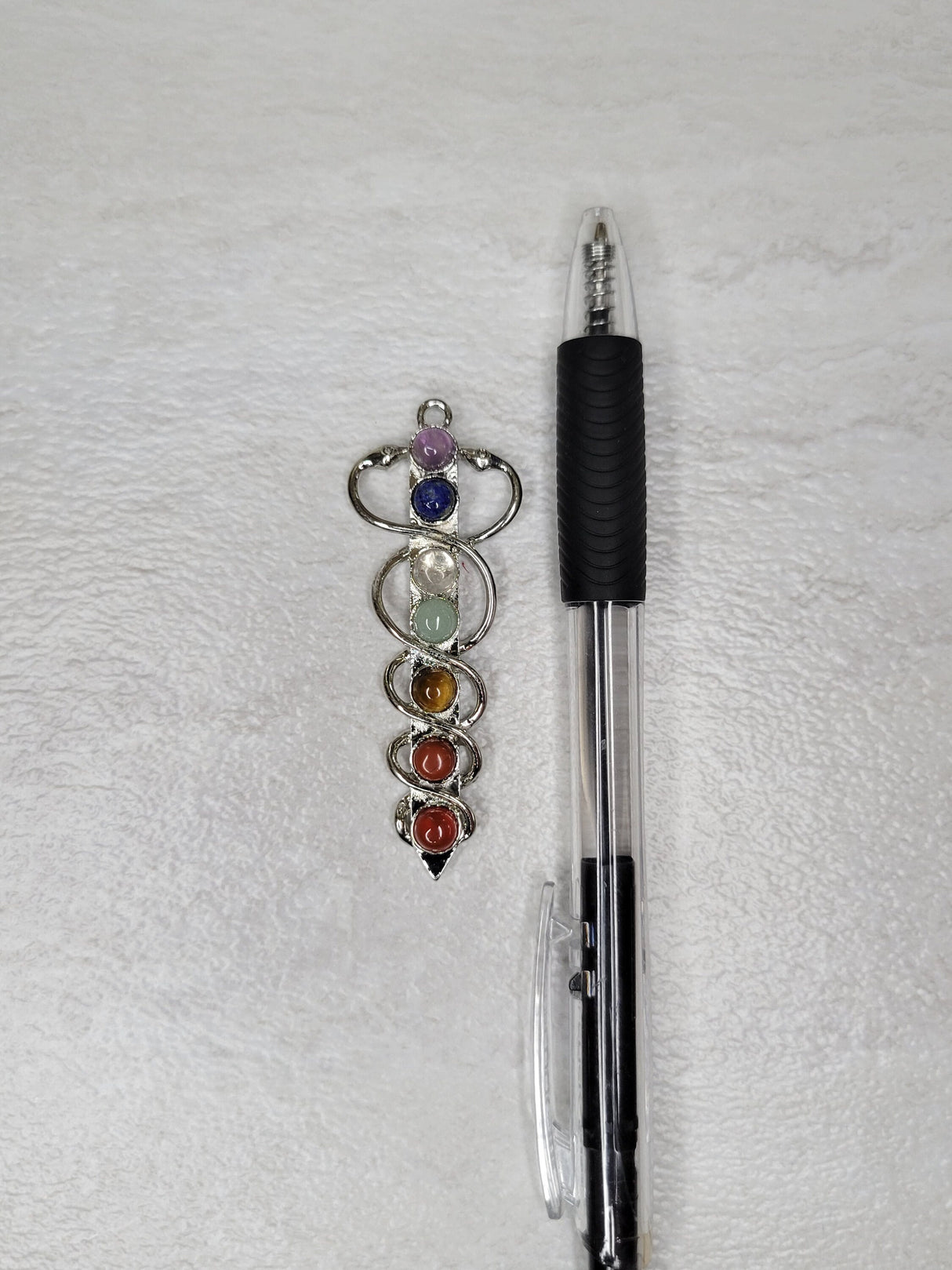 Snake chakra pendant , Reiki , Snake pendant