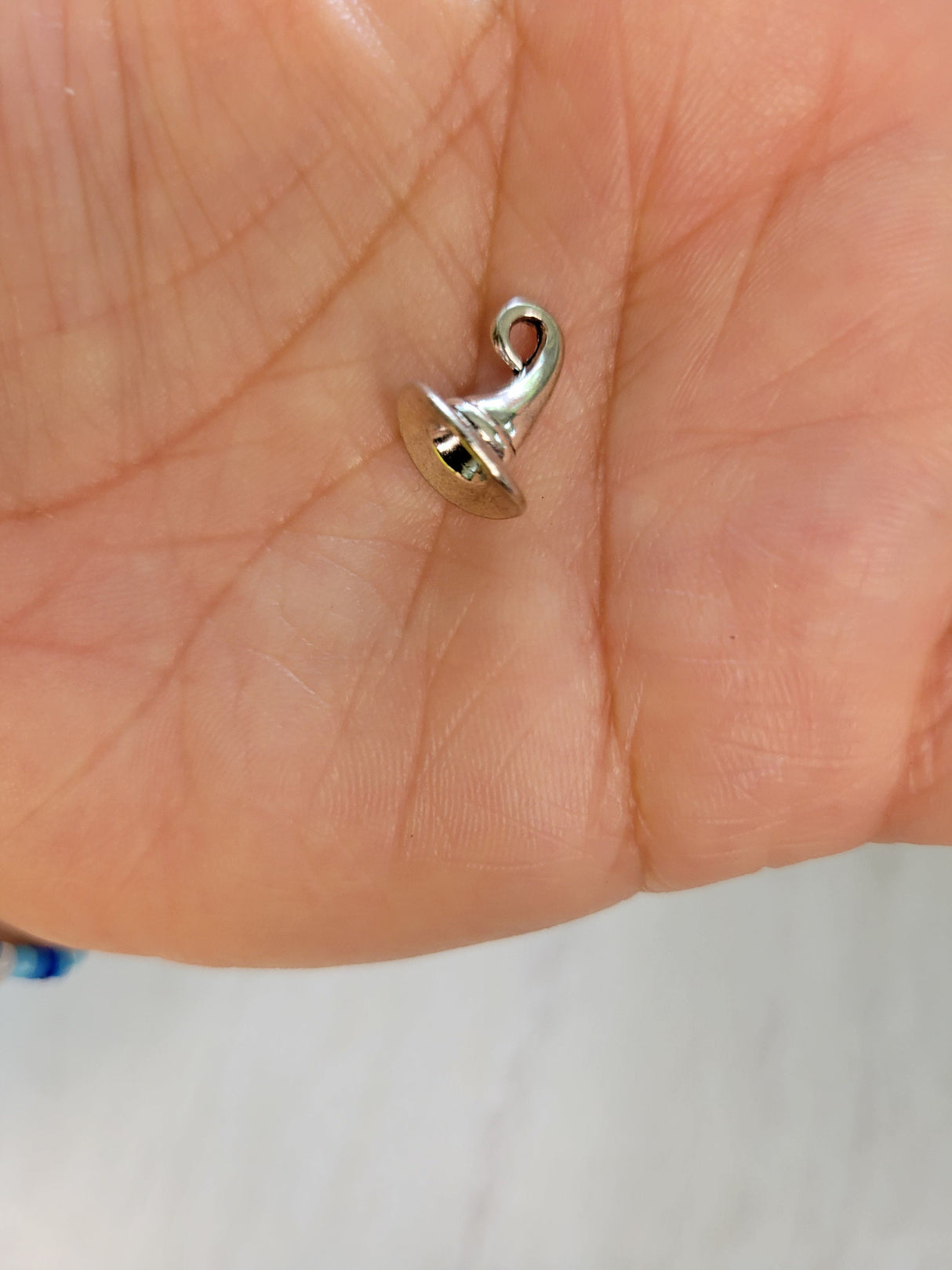 Antique Silver Witch Hat Charms: Tibetan Style Alloy, 5 Pendants