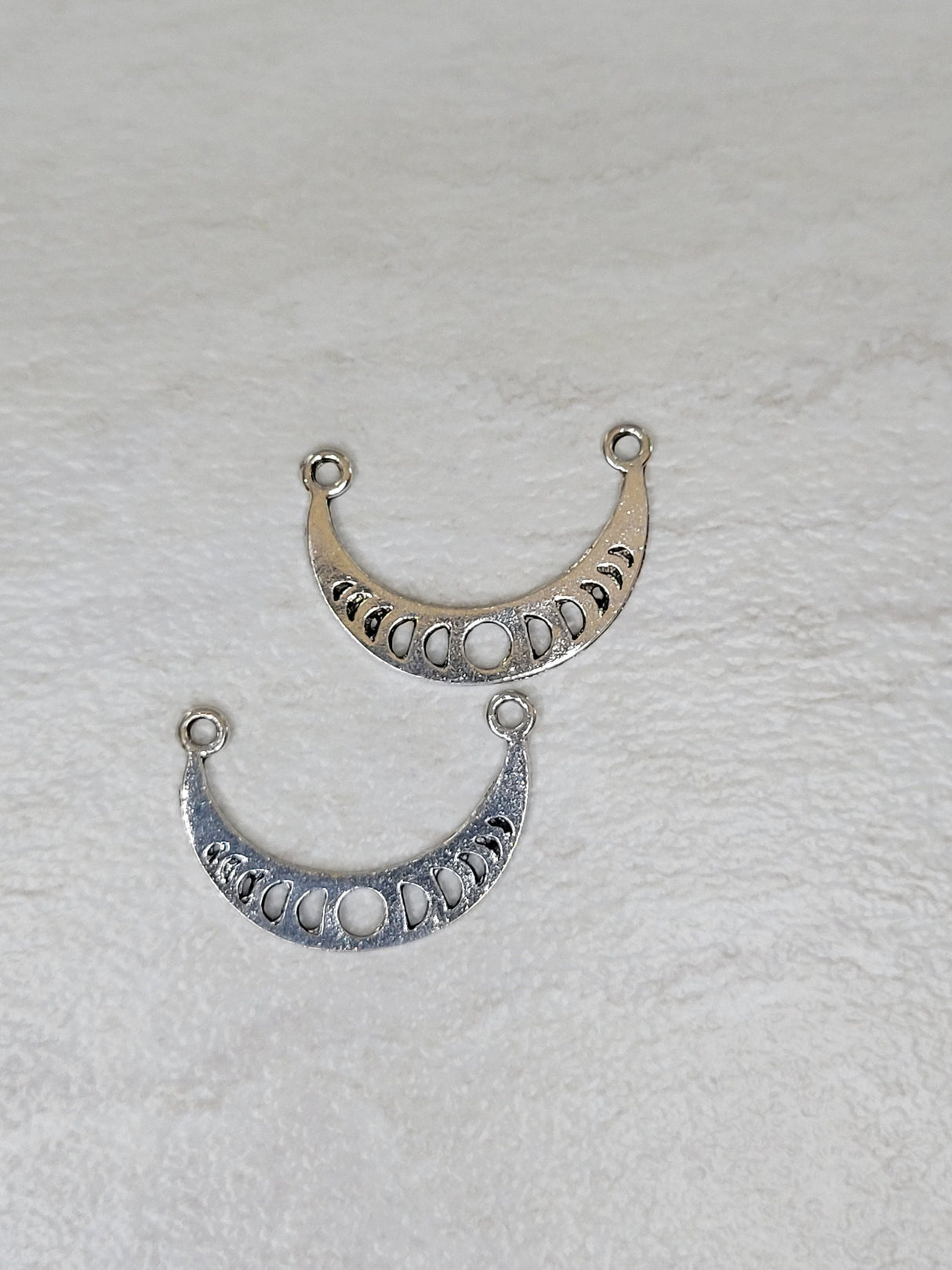 Moon phase pendants , moon charms, jewelry making