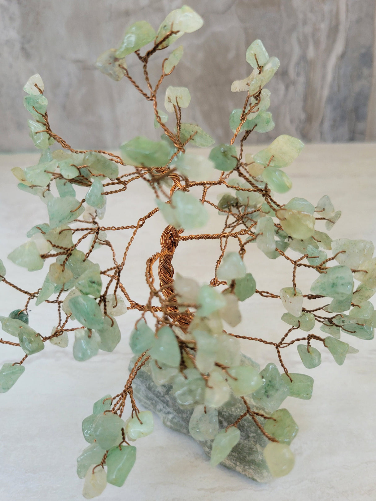 Amethyst , Green Aventurine ,Rose Quartz Tree Of Life (7 inch)