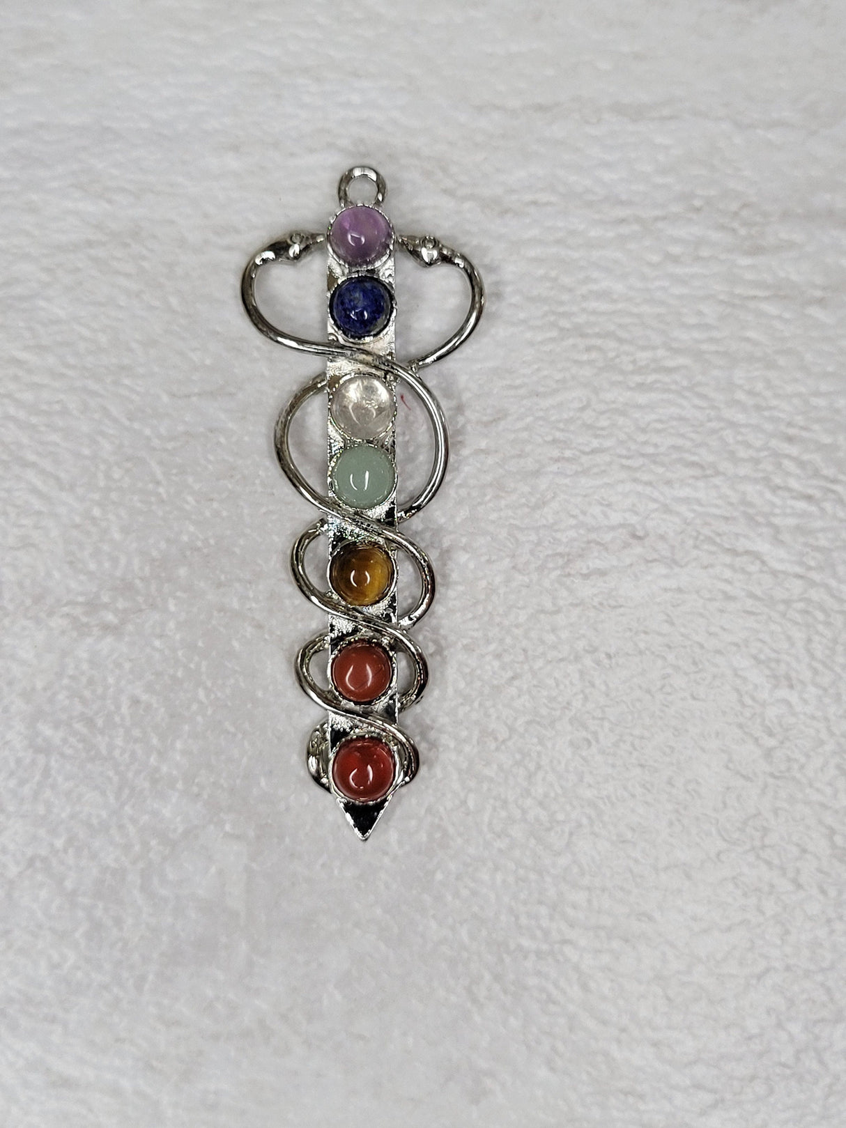 Snake chakra pendant , Reiki , Snake pendant