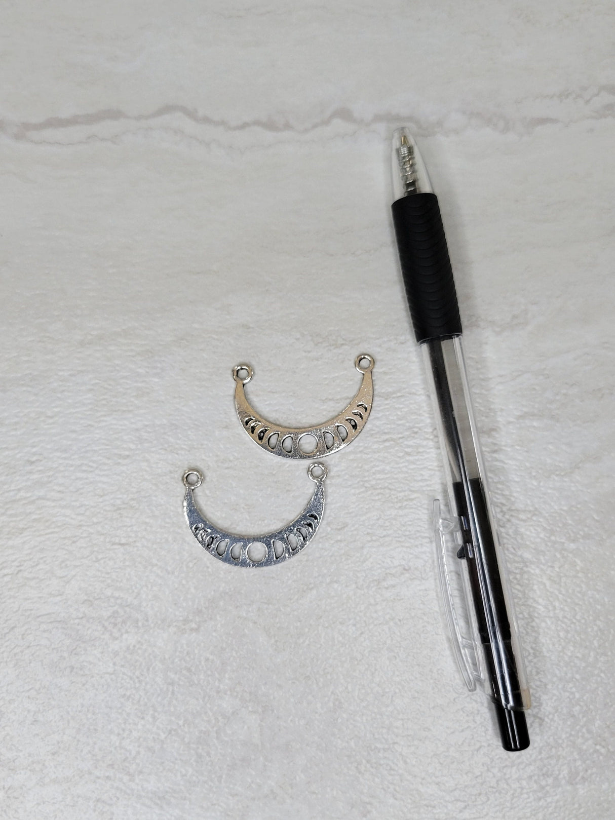 Moon phase pendants , moon charms, jewelry making