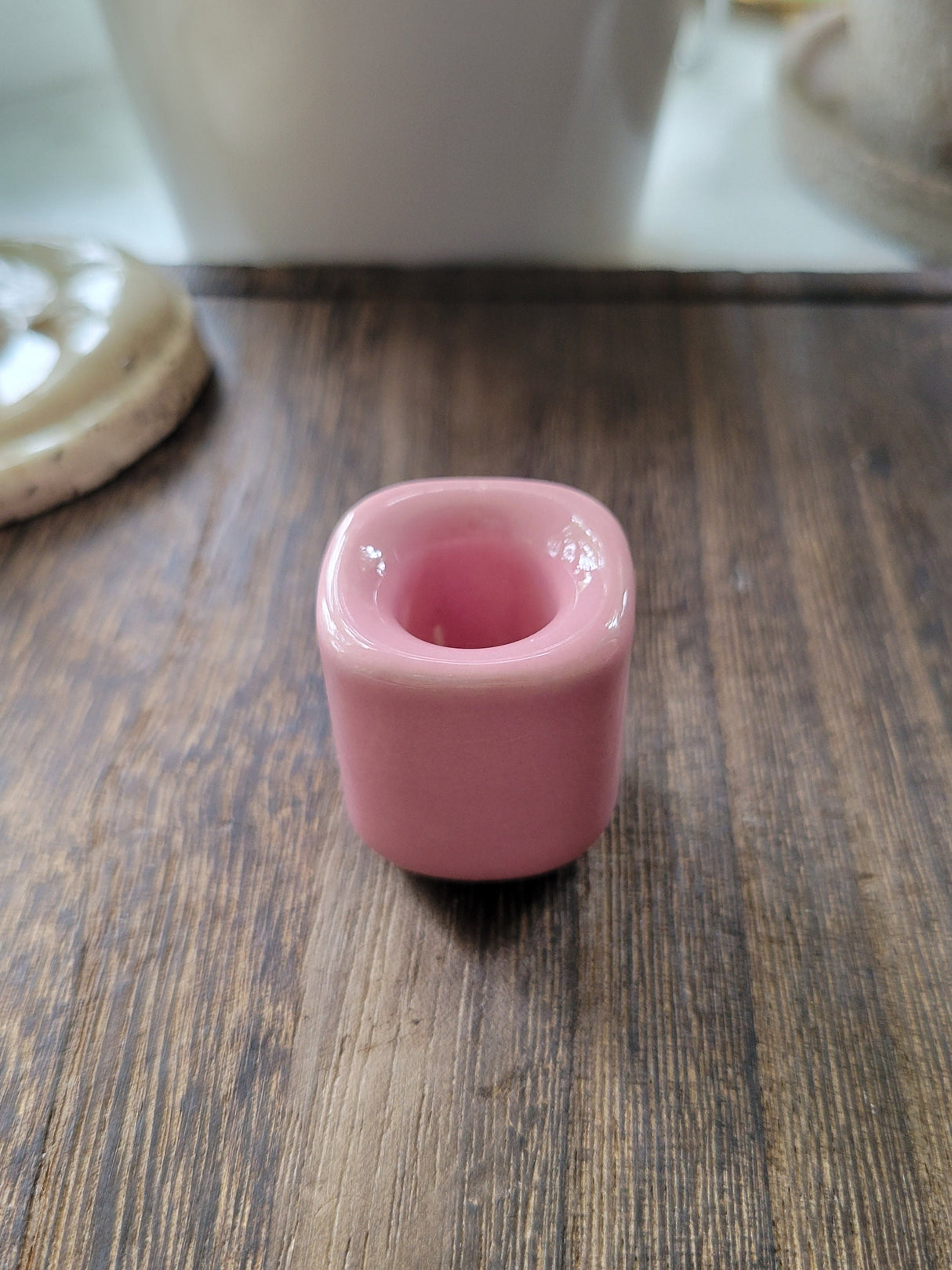 Mini Ceramic Chime Candle Holder: Altar Decor, Multiple Colors