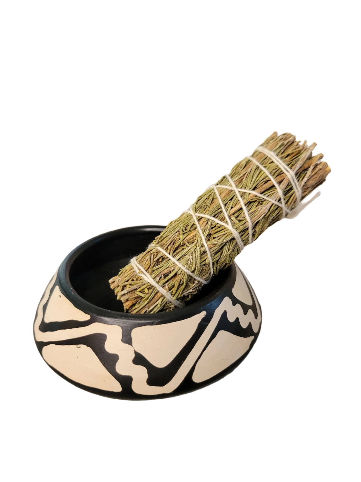 Beautiful Handmade Ceramic Bowl Smudge stick, Palo Santo Wood burner