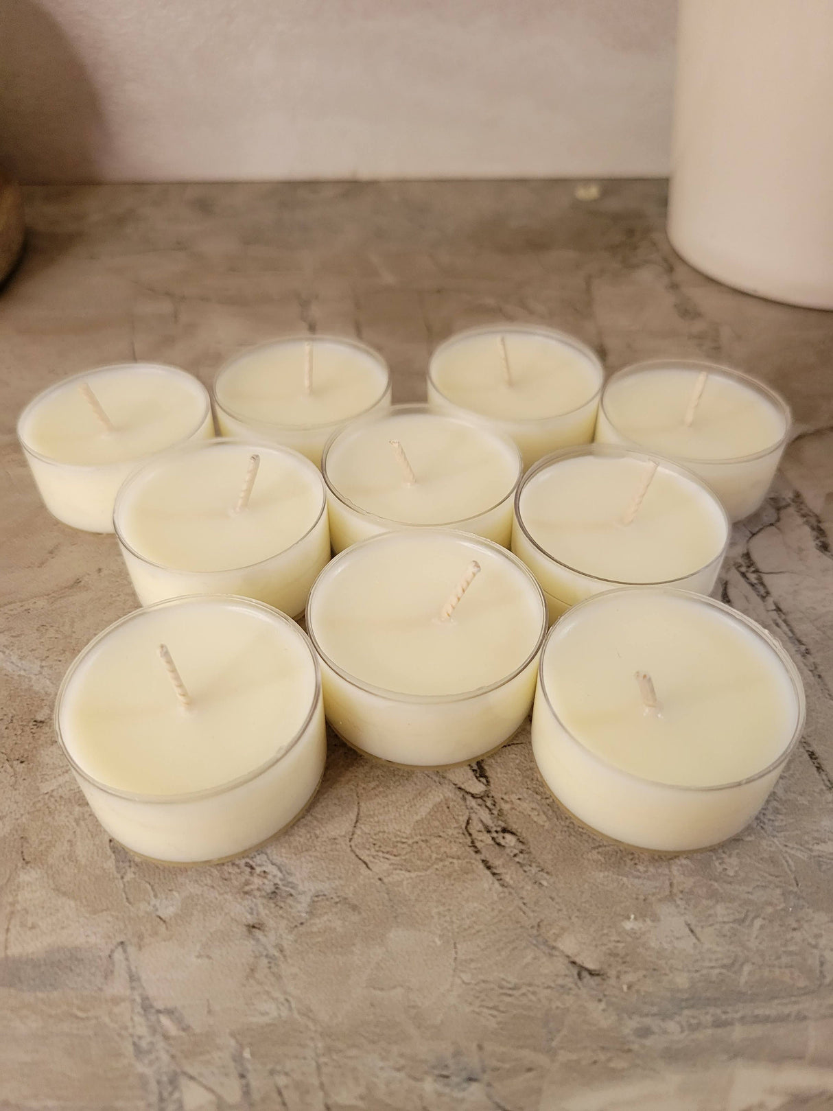 Scented Soy Wax Tea Lights - 10 Pack