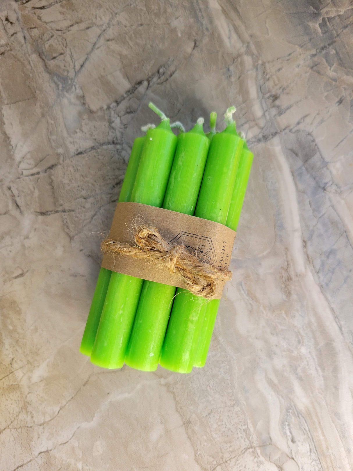 Mini Chime Spell Candles - Unscented Ritual Candles, Set of 10