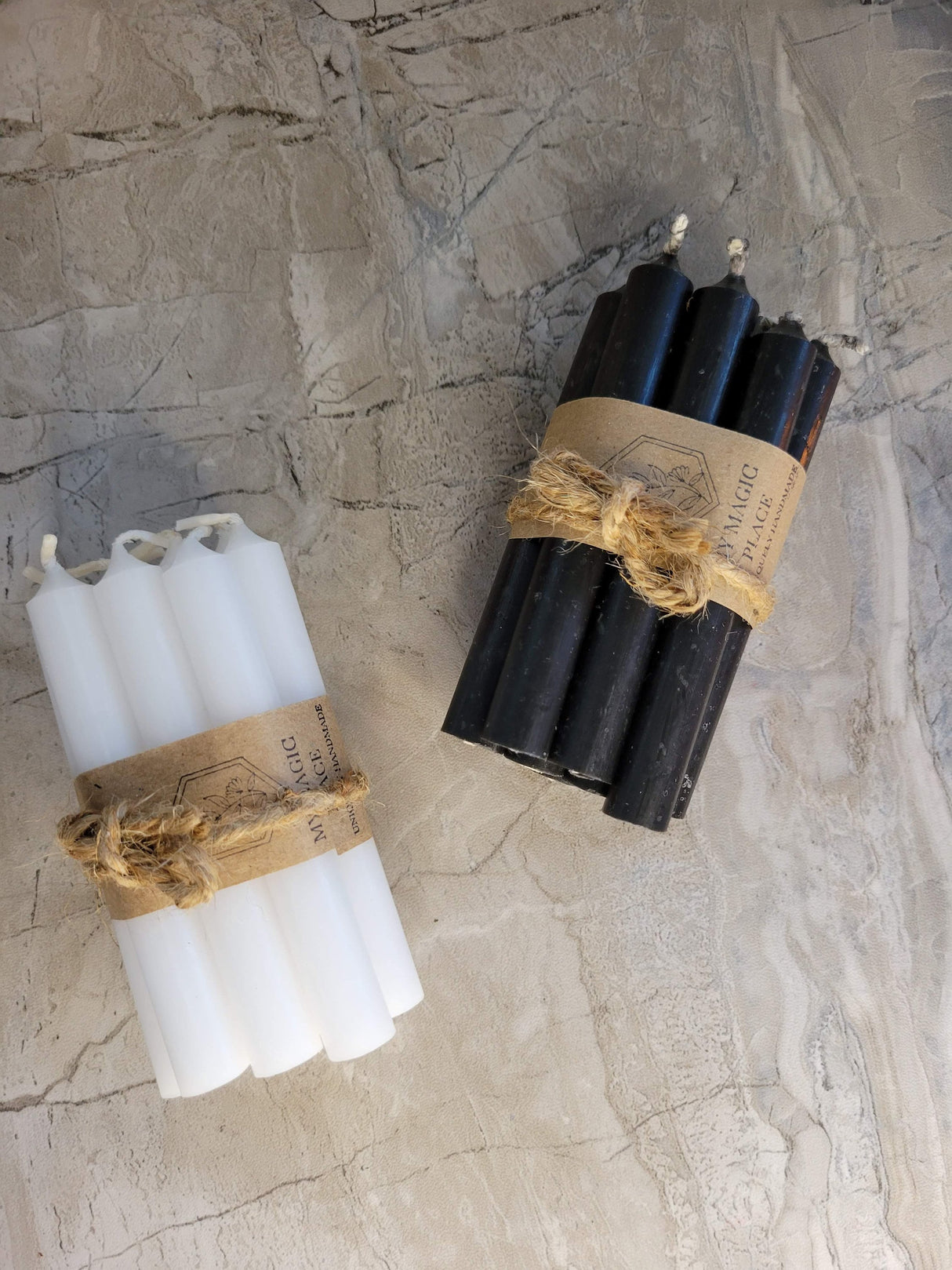 Mini Chime Spell Candles - Unscented Ritual Candles, Set of 10