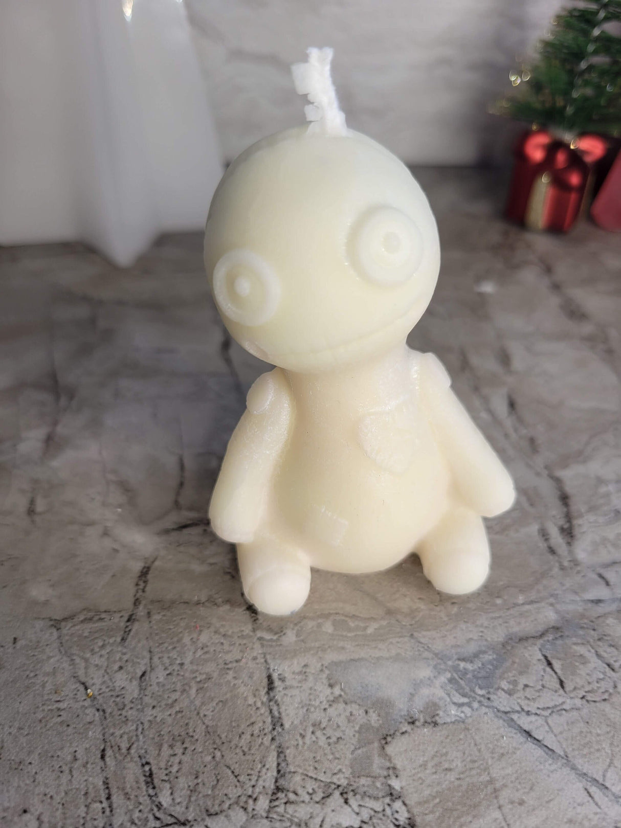 Handmade Palm Wax Voodoo Doll Candle: Sculptural Candle