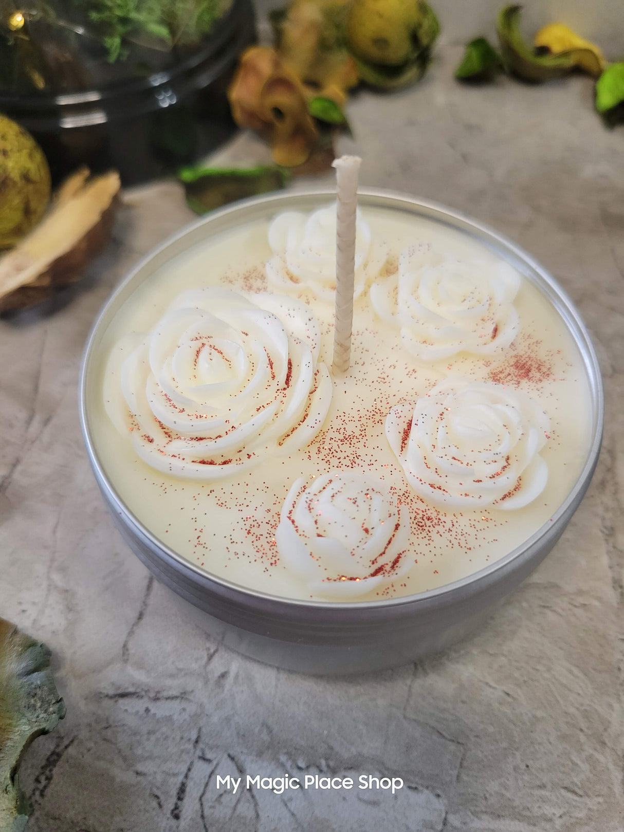 Roses Candle ,Valentine's Day Gifts, Dessert Candles, Love Candle