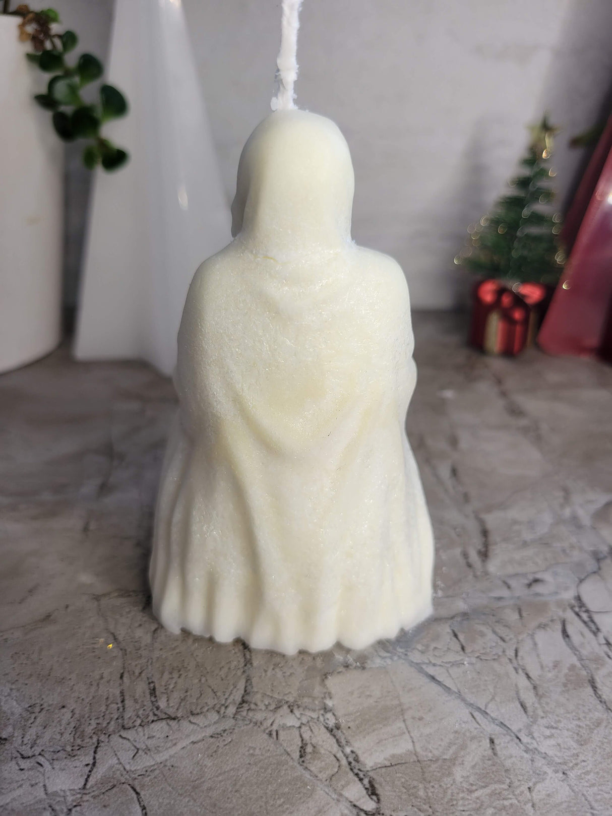 Faceless Death Palm Wax Candle, Handmade Sculptural Candle