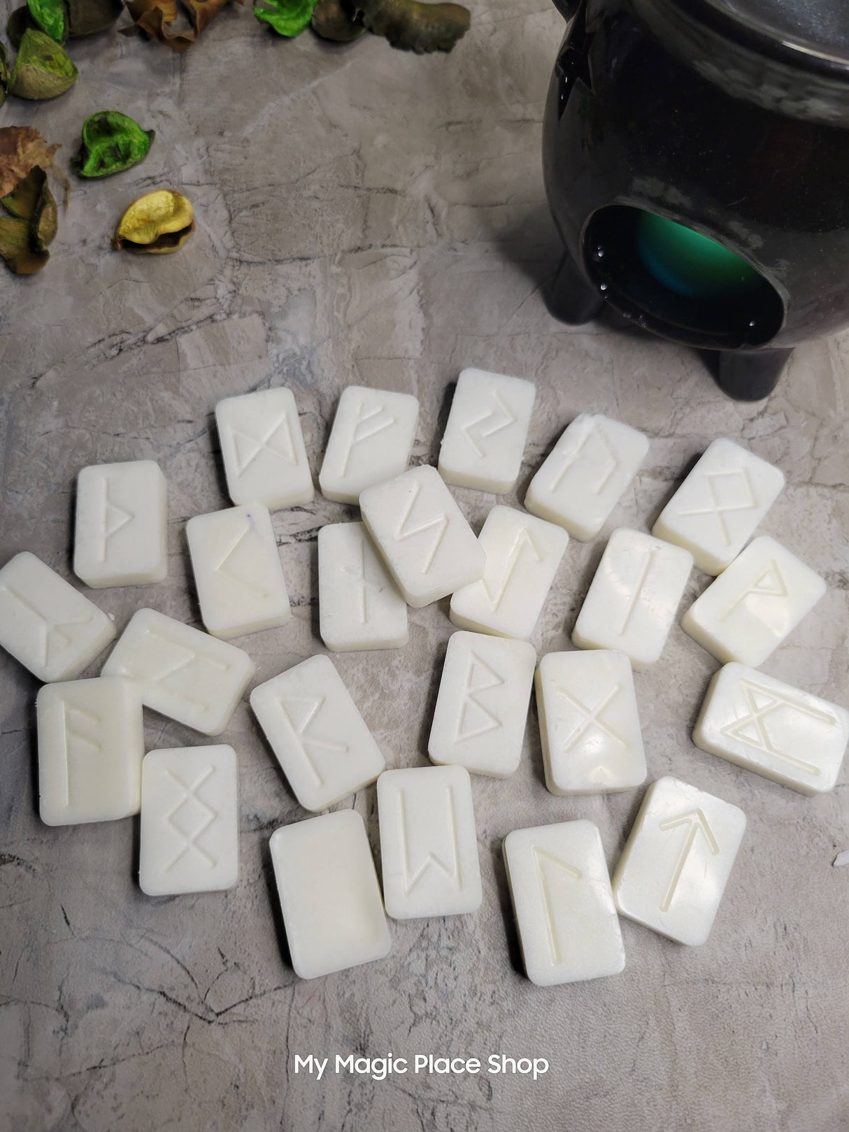 Rune Set Soy Wax Melts: Scented, Handmade Divination Melts