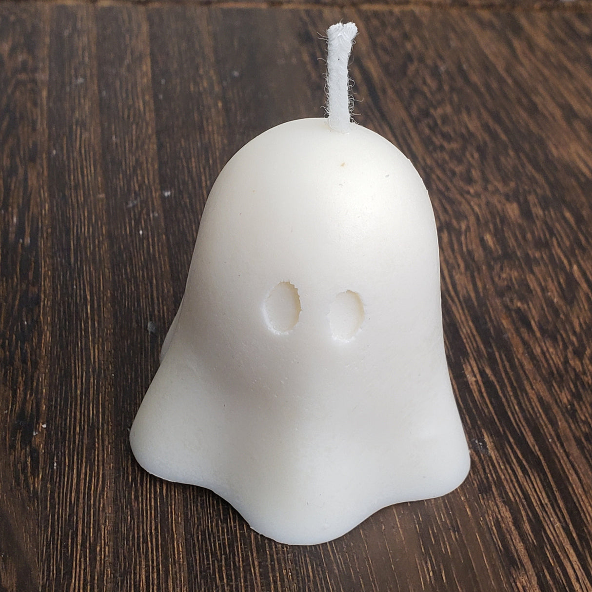 Handmade Soy Wax Ghost Candle: Halloween Scented Candle