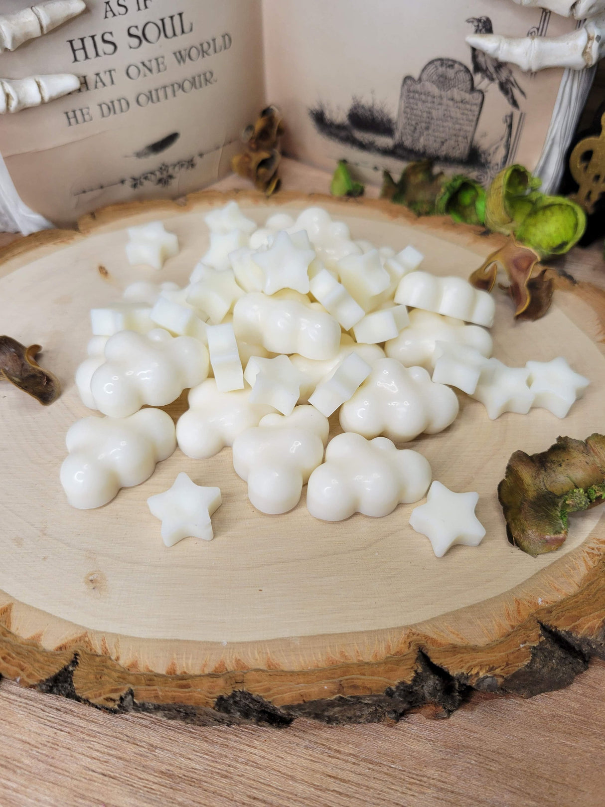 Celestial Soy Wax Melts: Stars & Clouds, Hand Poured