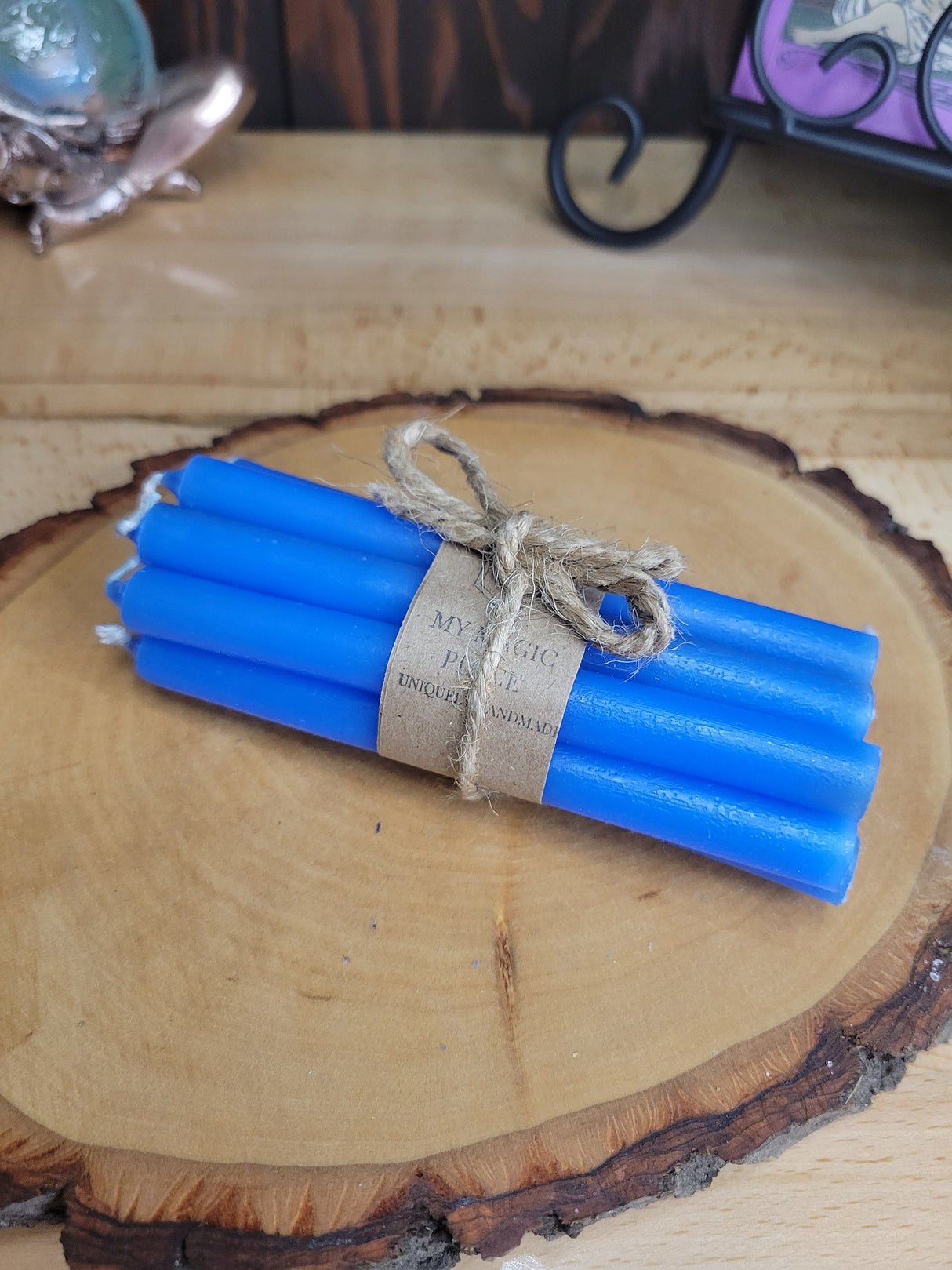5" Chime Candles for Spells: Unscented Colored Ritual Candles, Pack of 10