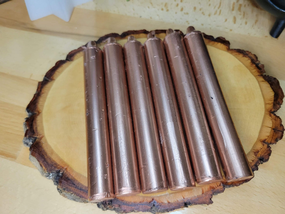 Copper Spell Candles - 6 inch - Pack of 6 Handmade