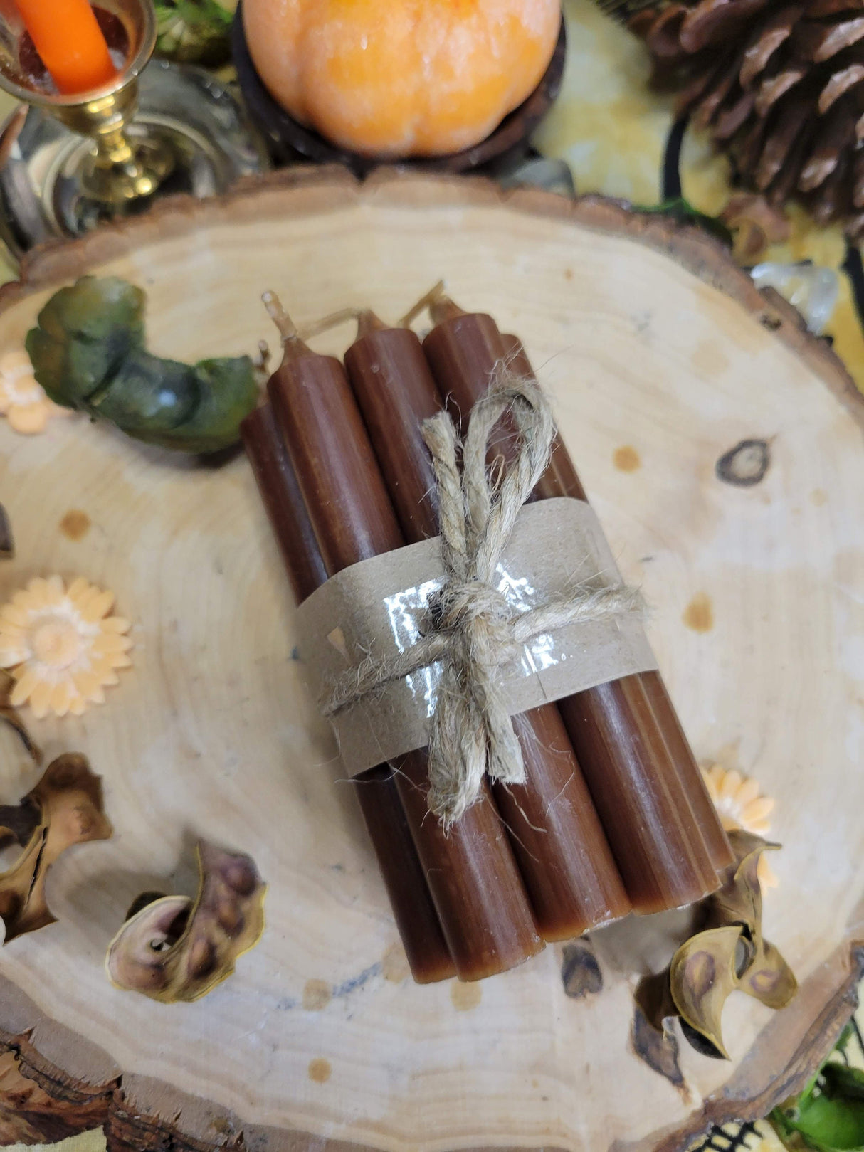 Mini Chime Spell Candles - Unscented Ritual Candles, Set of 10