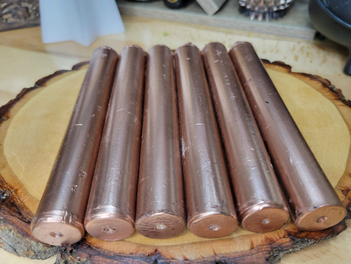 Copper Spell Candles - 6 inch - Pack of 6 Handmade