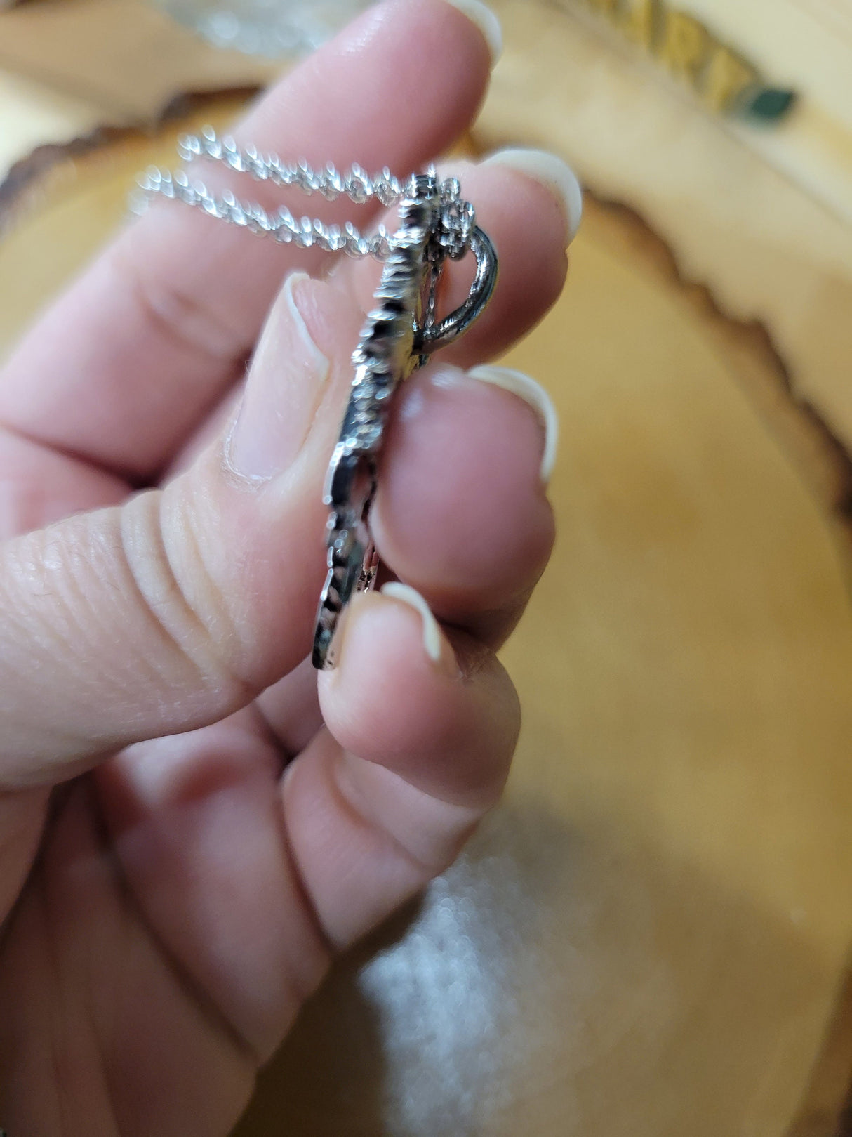 Gothic Moth Pendant Necklace – Dark Aesthetic Insect Jewelry – Witchy Transformation Charm