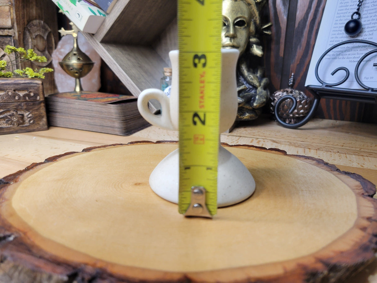 Handmade Ceramic Taper Candle Holder: Home Decor