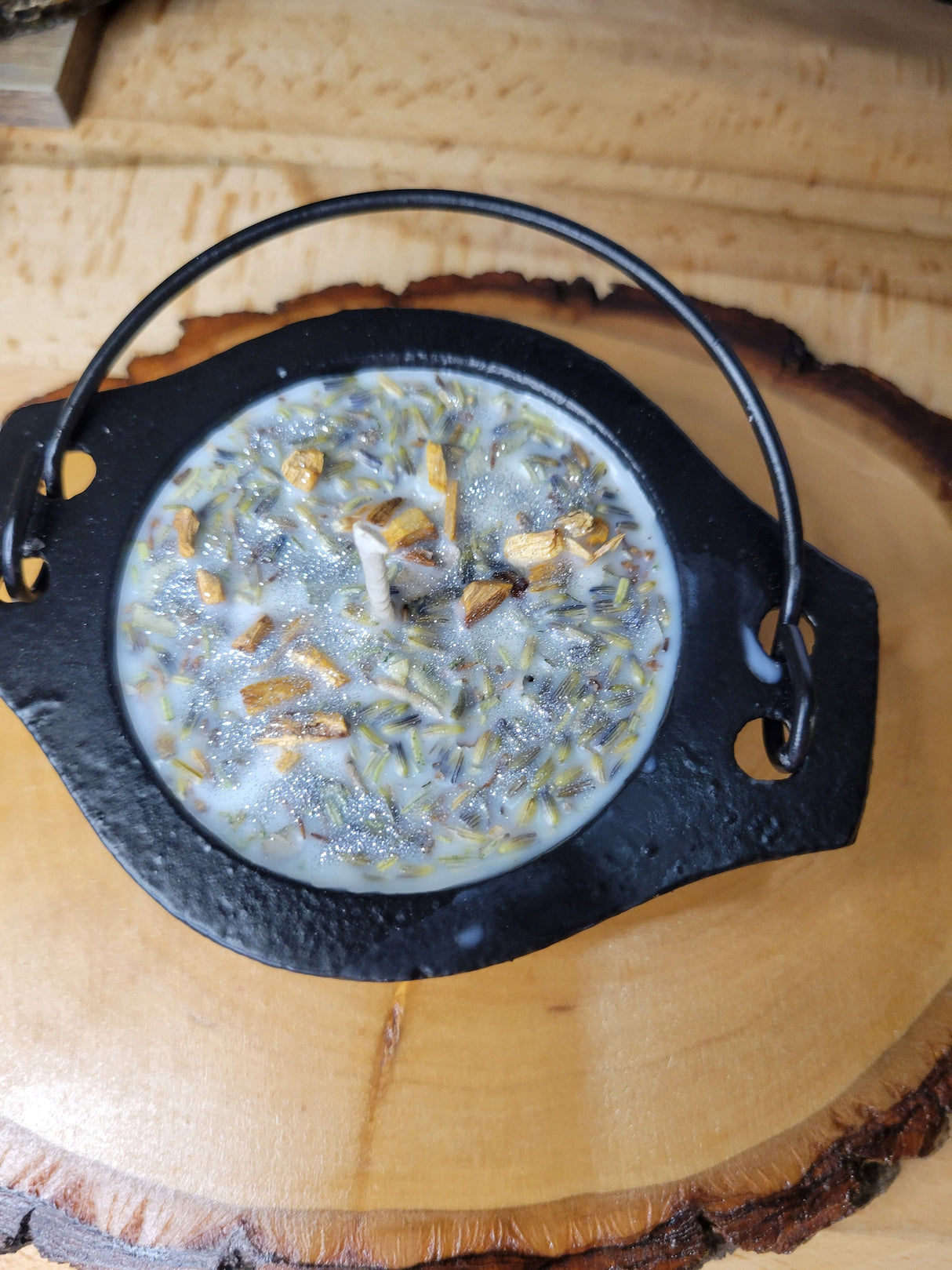 Lavender Sage Rosemary Cauldron Cleansing Candles Spell Candle Cauldron Witch Cauldron